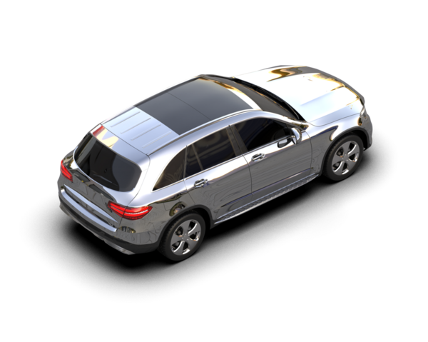 modern araba beyaz arka planda izole edildi. 3 boyutlu görüntüleme