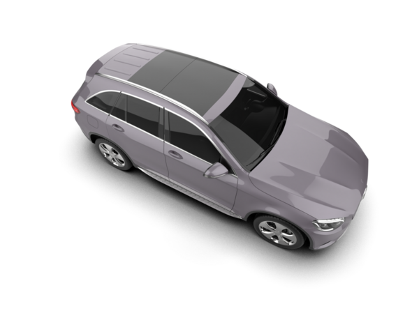 Beyaz arka planda bir araba. araba.