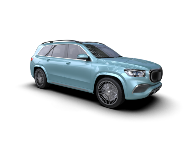 Hafif arka planda modern kompakt araba. 3 Boyutlu Hazırlama