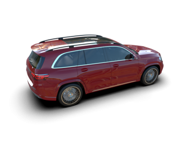 Bir markanın 3 boyutlu görüntülemesi - daha az jenerik SUV arabası siyah arka planda izole edildi