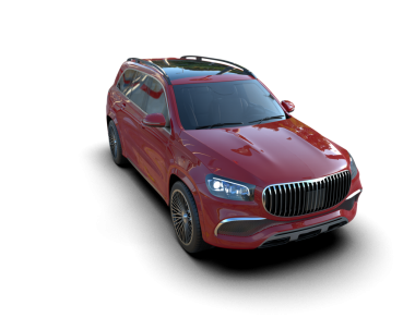 kırmızı modern spor araba - stüdyo çekimi