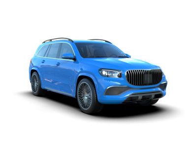 Stüdyo ortamında markasız bir SUV 'un 3 boyutlu çizimi