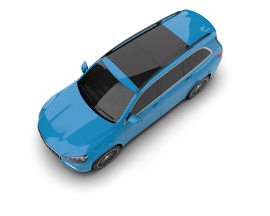 Araba beyaz arka planda izole edilmiş. 3d illüstrasyon