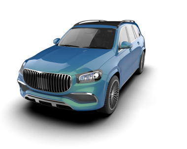 Siyah arkaplanda bir araba.