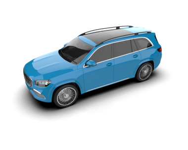 gerçekçi modern araba. 3d oluşturma