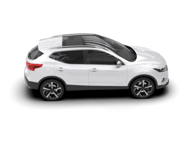 araba beyaz arkaplanda izole edildi