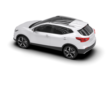 Modern arabanın gerçekçi 3 boyutlu görüntüsü