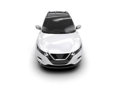 modern kompakt sedan 3 boyutlu çizim çizimi