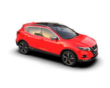 kırmızı araba arka planda izole edildi