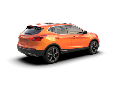 Stüdyo ortamında markasız bir SUV 'un 3 boyutlu çizimi