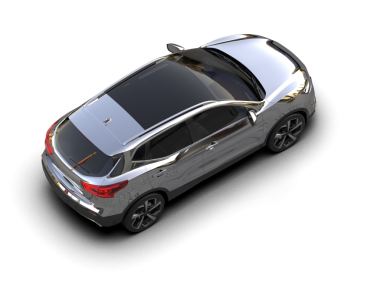 modern lüks araba kırpma yolu ile siyah arka planda izole.