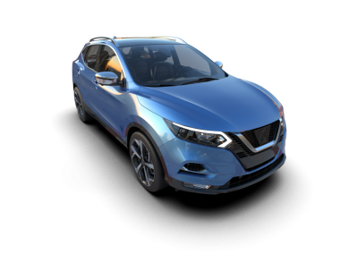 Modern spor araba. 3d illüstrasyon