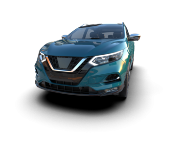 Arka planda bir arabanın 3 boyutlu görüntüsü