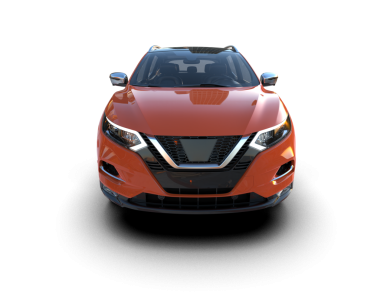 Modern SUV arabası beyaz arka planda izole edilmiş. 3d oluşturma