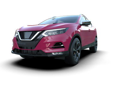 Beyaz arkaplanda 3 boyutlu SUV çizimi