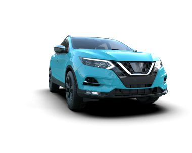 Modern araba arka planda izole edilmiş. 3d oluşturma -