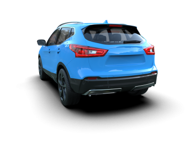 Modern lüks SUv beyaz arka planda izole edilmiş