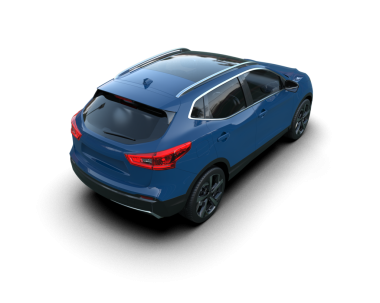 Gri arka planda modern mavi araba. 3d oluşturma