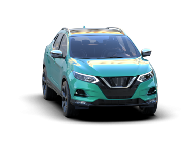 Araba arka planda izole. 3D görüntüleme - illüstrasyon