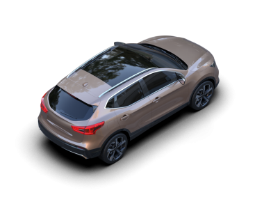 Modern araba beyazda izole edilmiş. 3d oluşturma.