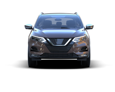 Siyah arka planda modern bir araba. 3d oluşturma