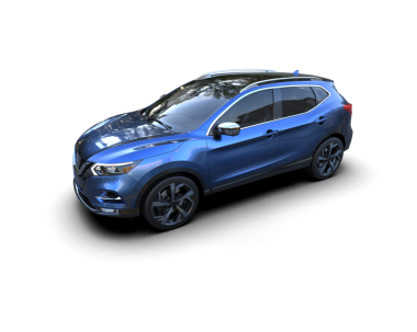 Siyah stüdyo arka planında 3 boyutlu markasız bir SUV aracı görüntüsü.