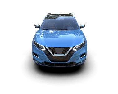 - Araba. Siyah arka planda 3 boyutlu bir araba..