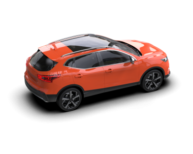 Modern SUV arabası beyaz arka planda izole edilmiş. 3d illüstrasyon - oluşturma