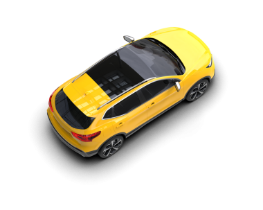 Araba arka planda izole. 3d oluşturma