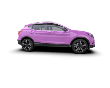 Pembe cip arabası. 3d oluşturma