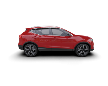 Beyaz arka planda modern bir araba. 3d oluşturma