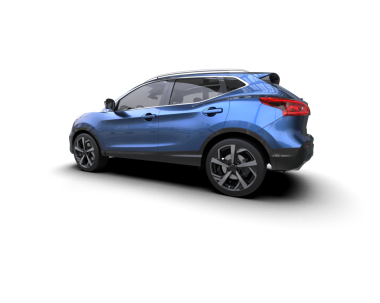 Bir markanın 3 boyutlu canlandırması - beyaz arka planda daha az genel bir SUV arabası