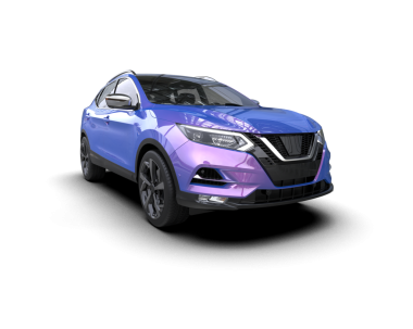 mavi modern spor SUV araba