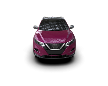 Modern araba arka planda izole edilmiş. 3D görüntüleme - illüstrasyon