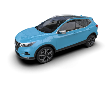 Beyaz arka planda modern bir araba. 3D görüntüleme - 3D