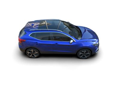 beyaz arka planda modern araba