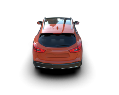 modern araba siyah arkaplanda izole edildi. 3 boyutlu görüntüleme.