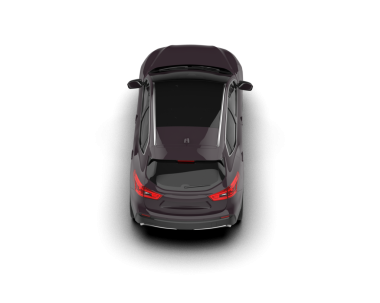 Araba geri görüşü. izole vektör.