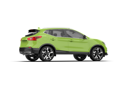 Siyah arka planı olan modern araba.