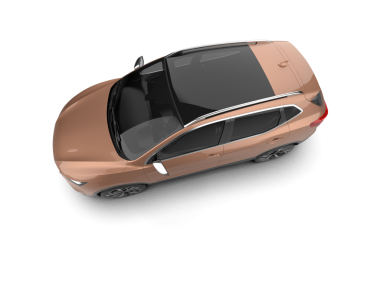 beyaz arka planda modern araba