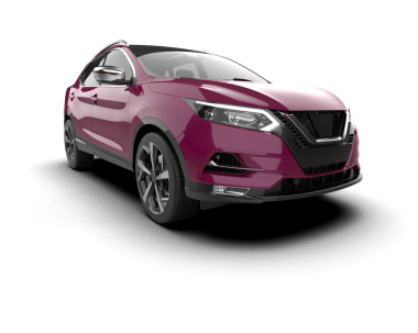 Beyaz arka planda modern bir araba. 3d oluşturma