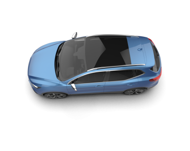 modern elektrikli araba izole edildi