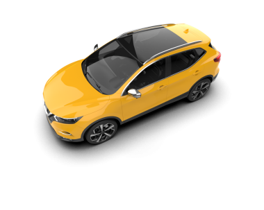 beyaz arka planda modern araba 3 boyutlu görüntüleme