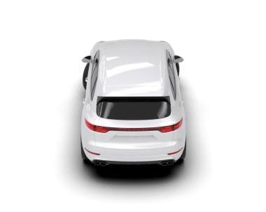 beyaz arka planda beyaz modern araba