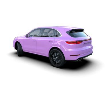 Beyaz arka planda izole edilmiş modern lüks araba. 3d illüstrasyon