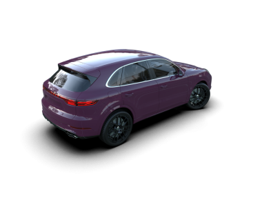 Modern araba arka planda izole edilmiş. 3D görüntüleme - illüstrasyon