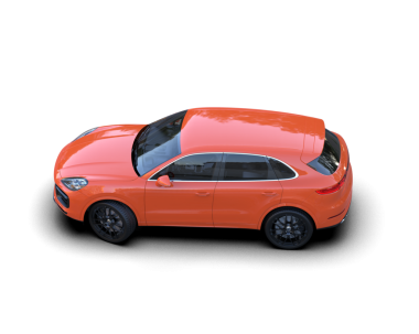 beyaz arkaplanda modern araba