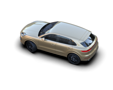 Modern araba siyah arka planda izole edilmiş. Siyah arka planı olan yeni bir araba konsepti. 3 Boyutlu Hazırlama