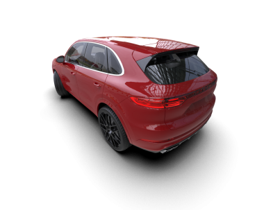 Siyah arka planda modern araba