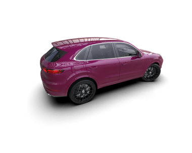 modern pembe araba beyaz arka planda izole edilmiş.